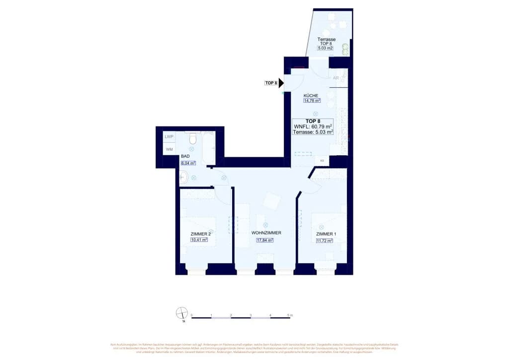 3-Zimmer-Wohnung kaufen in Wien – 60,79 m², € 409.000 – Bild 10 von 10
