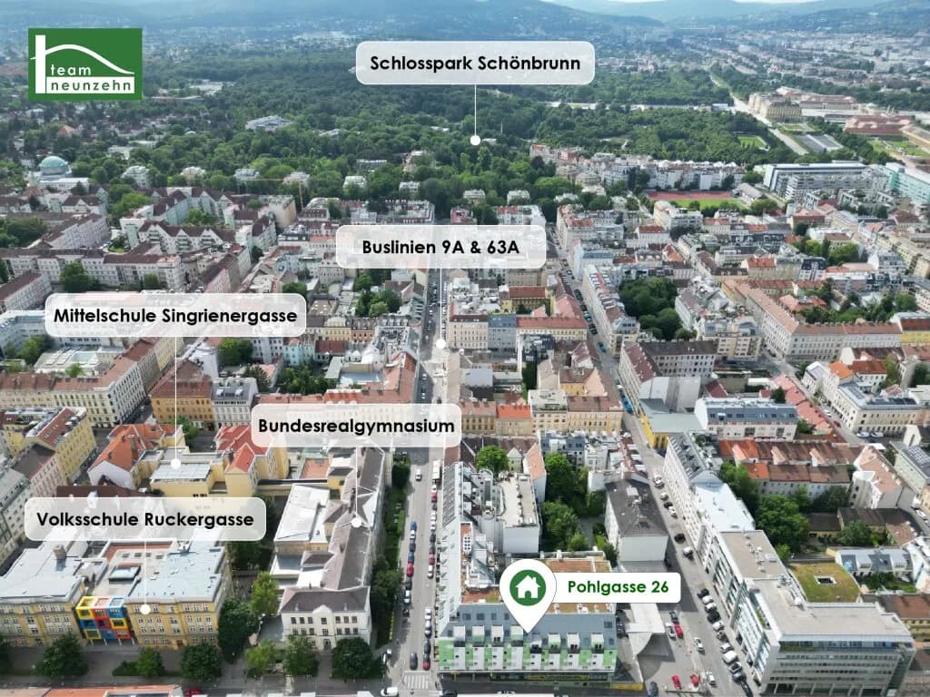 1-Zimmer-Wohnung mieten in Wien – 35,17 m², € 749