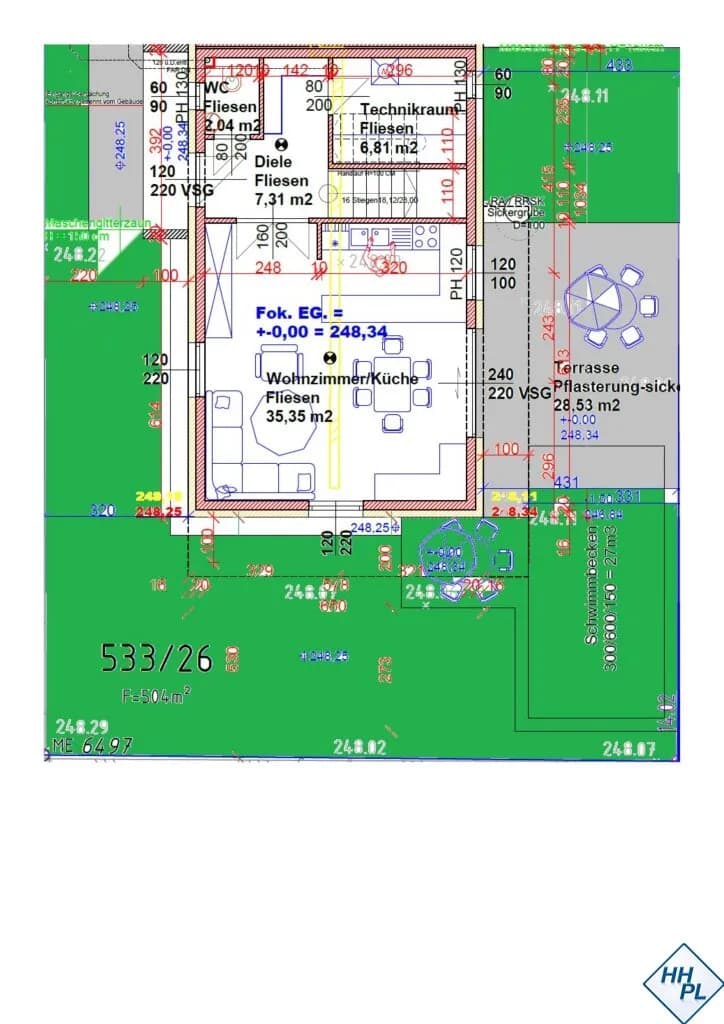 4-Zimmer-Haus kaufen in Baden – 110 m², € 380.000 – Bild 14 von 16