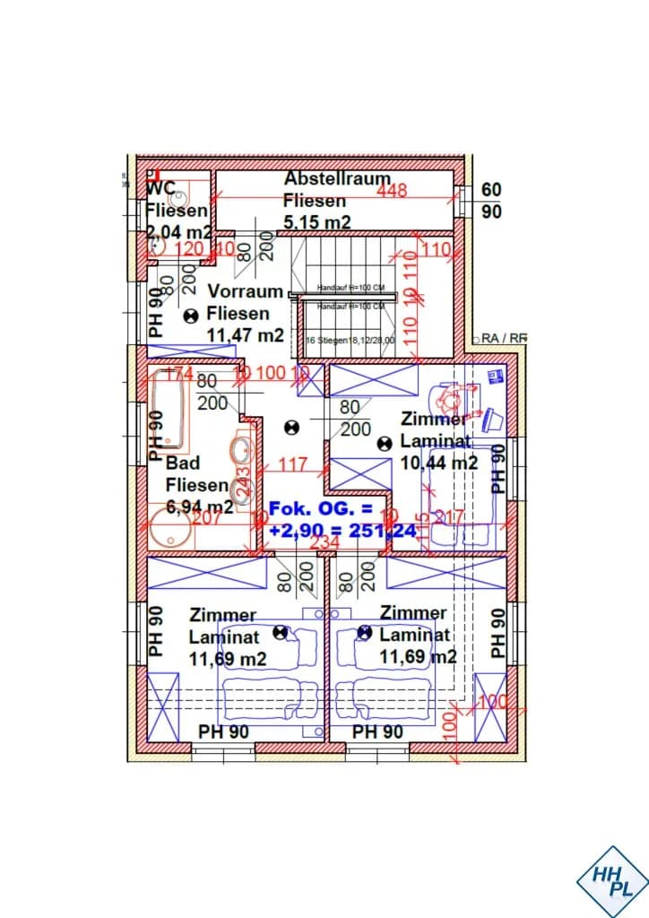 4-Zimmer-Haus kaufen in Baden – 110 m², € 380.000 – Bild 15 von 16
