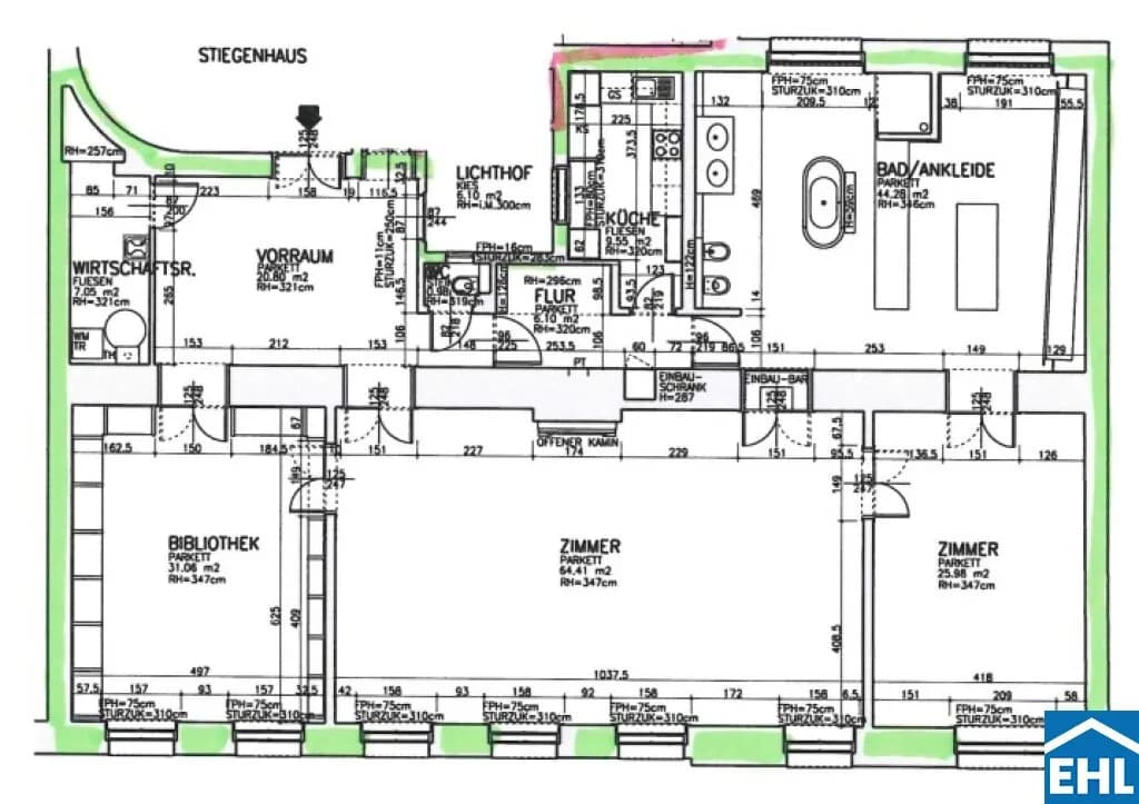 4-Zimmer-Wohnung kaufen in Wien – 212,3 m², € 1.490.000 – Bild 36 von 36