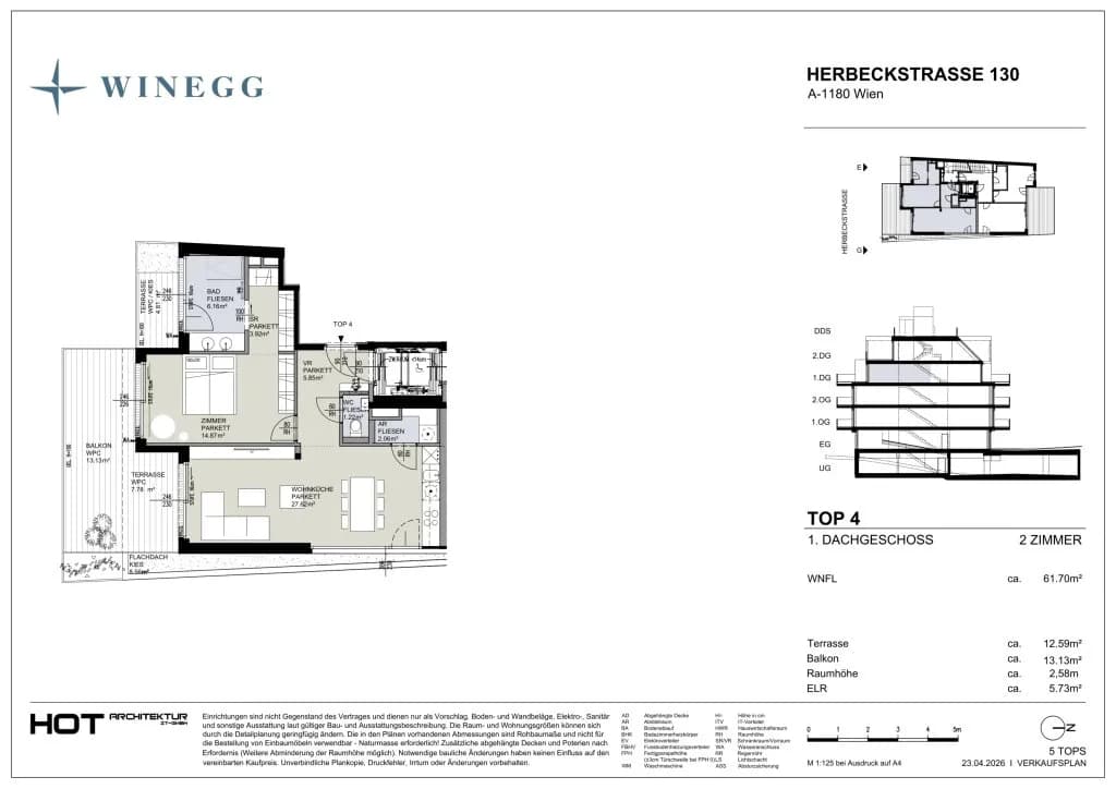 2-Zimmer-Wohnung kaufen in Wien – 61,67 m², € 980.000 – Bild 9 von 9