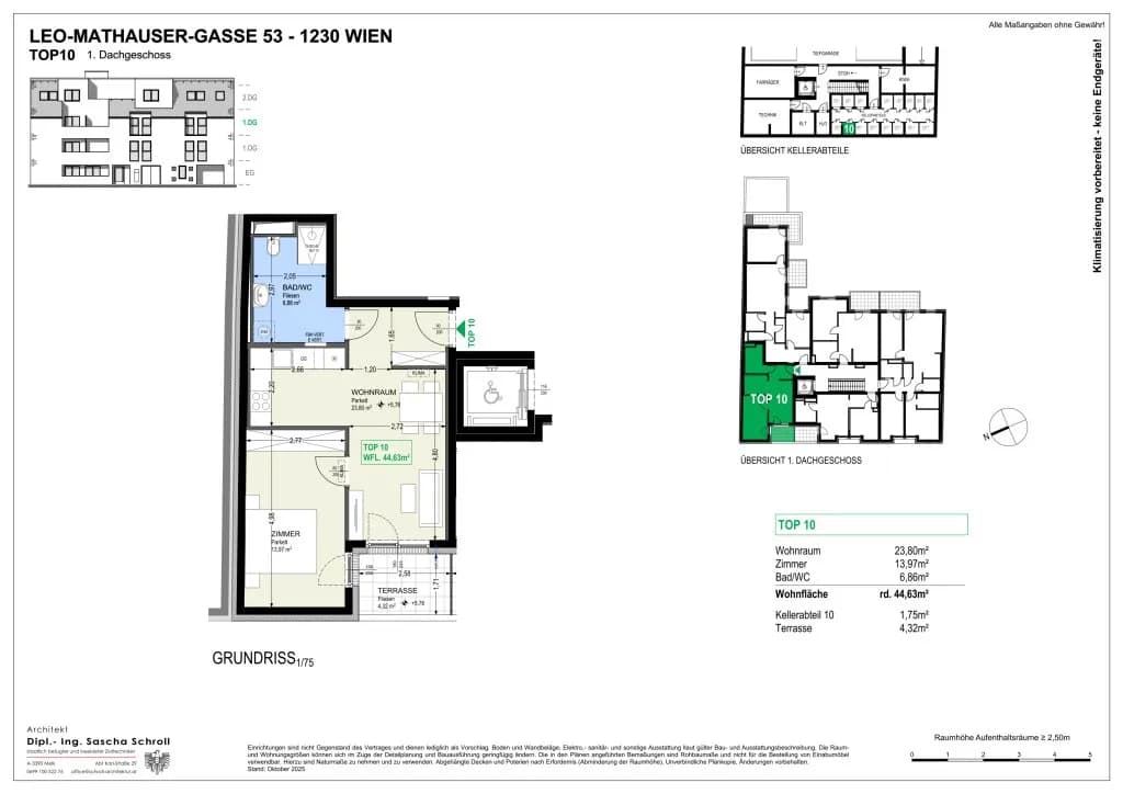 2-Zimmer-Wohnung kaufen in Wien – 44,62 m², € 295.000 – Bild 13 von 15