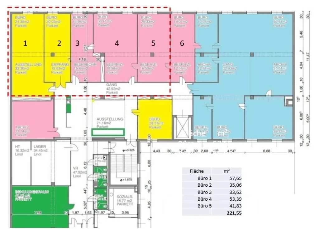 Gewerbeimmobilie mieten in Wien – 42 m², € 670 – Bild 4 von 4