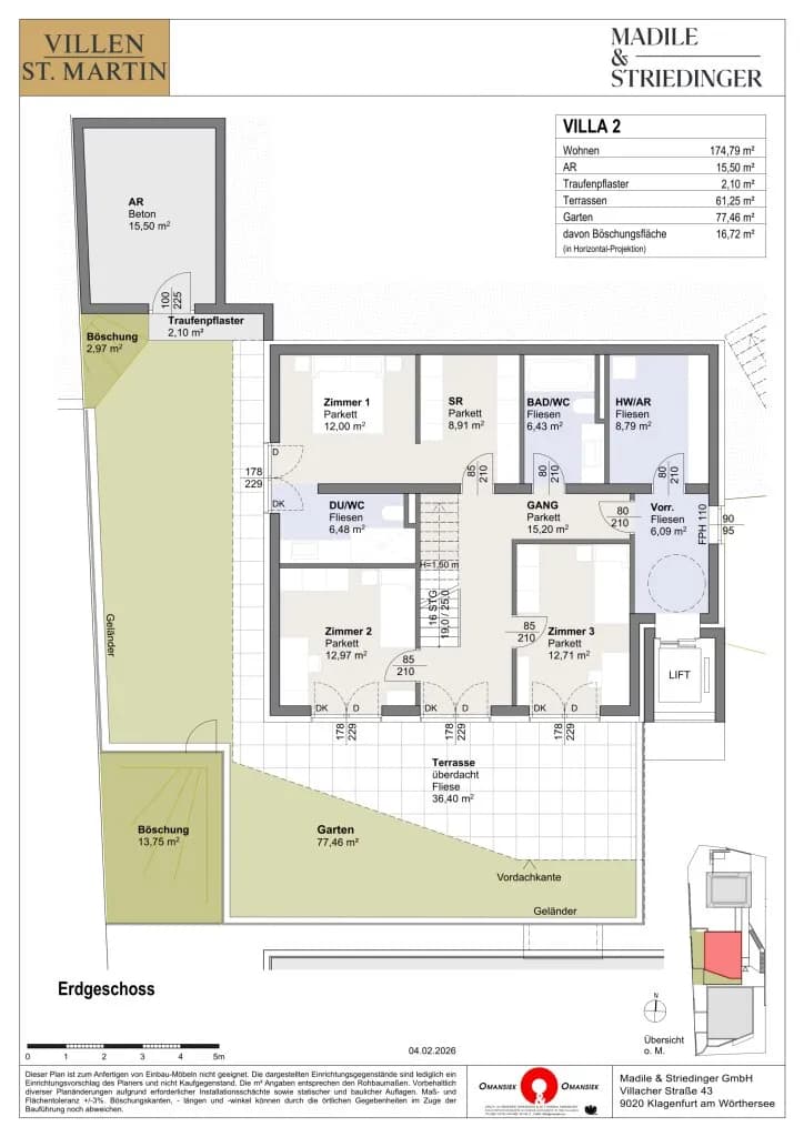 5-Zimmer-Haus kaufen in Klagenfurt – 174,49 m², € 1.850.000 – Bild 6 von 7