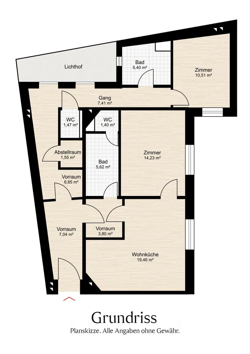 3-Zimmer-Wohnung kaufen in Baden – 85 m², € 445.000 – Bild 13 von 13