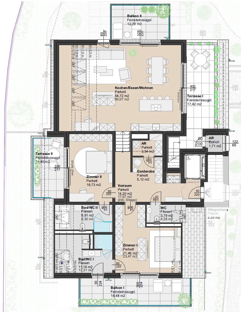 3-Zimmer-Wohnung kaufen in Mödling – 139 m², € 1.490.000 – Bild 9 von 10