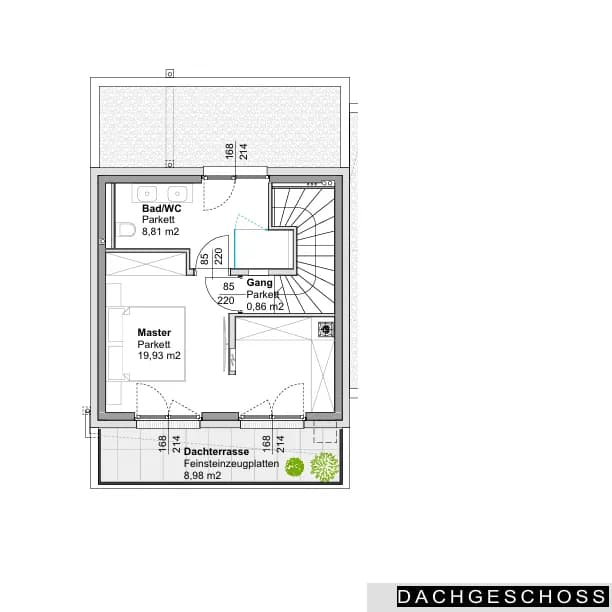 5-Zimmer-Haus kaufen in Mödling – 131 m², € 1.250.000 – Bild 9 von 10