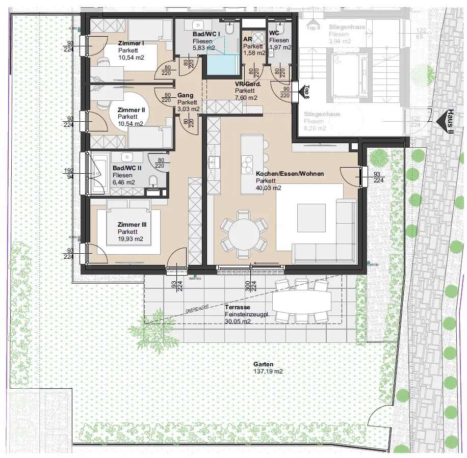 4-Zimmer-Wohnung kaufen in Mödling – 107 m², € 985.000 – Bild 7 von 7