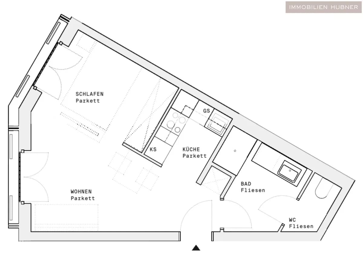1-Zimmer-Wohnung mieten in Wien – 34 m², € 1.200 – Bild 6 von 17