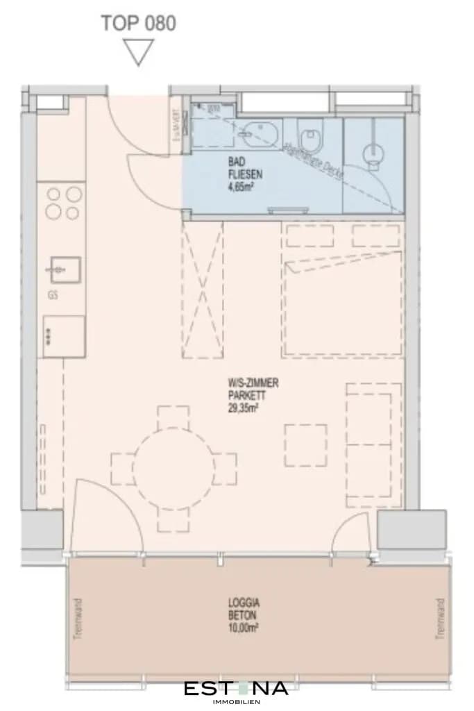 1-Zimmer-Wohnung mieten in Wien – 34 m², € 1.200 – Bild 17 von 17