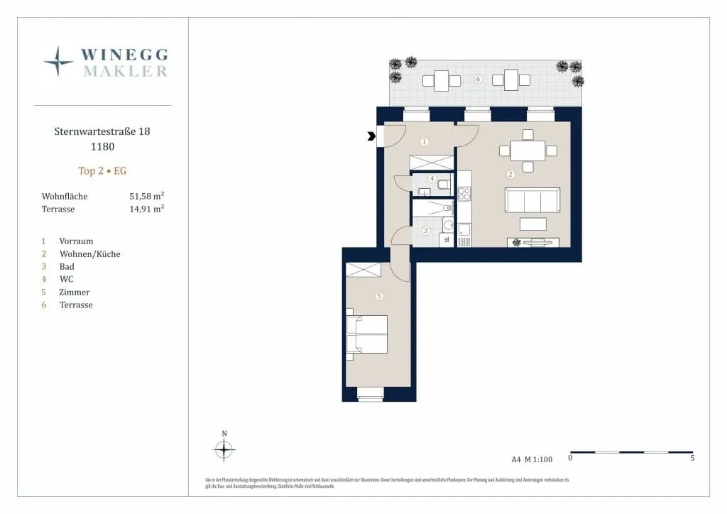 2-Zimmer-Wohnung kaufen in Wien – 51,34 m², € 399.000 – Bild 11 von 11