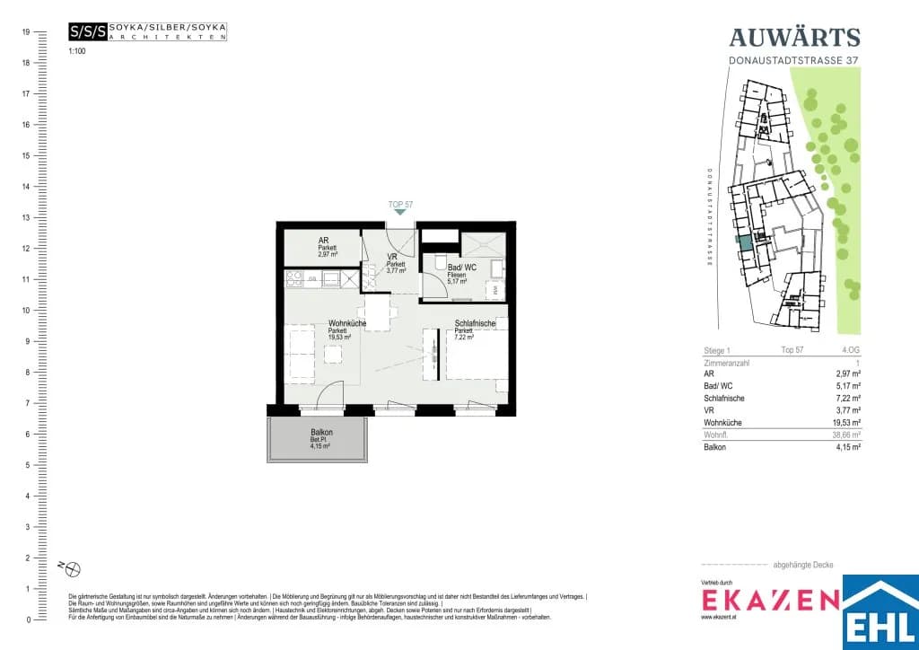 1-Zimmer-Wohnung mieten in Wien – 38,54 m², € 1.060 – Bild 20 von 20