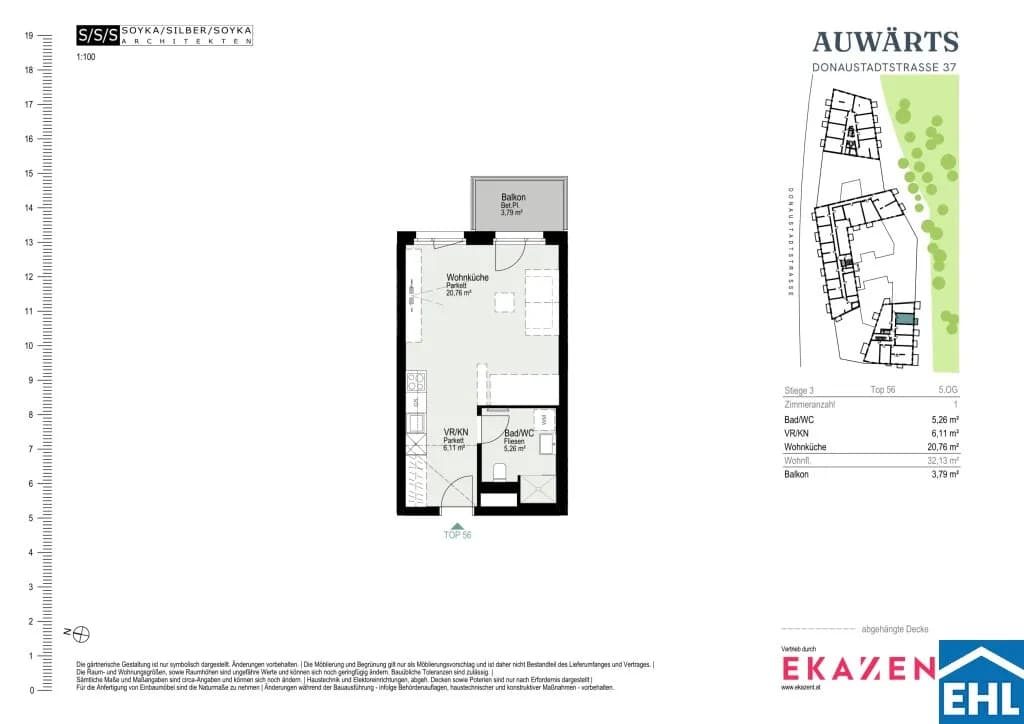 1-Zimmer-Wohnung mieten in Wien – 32,13 m², € 1.000 – Bild 20 von 20