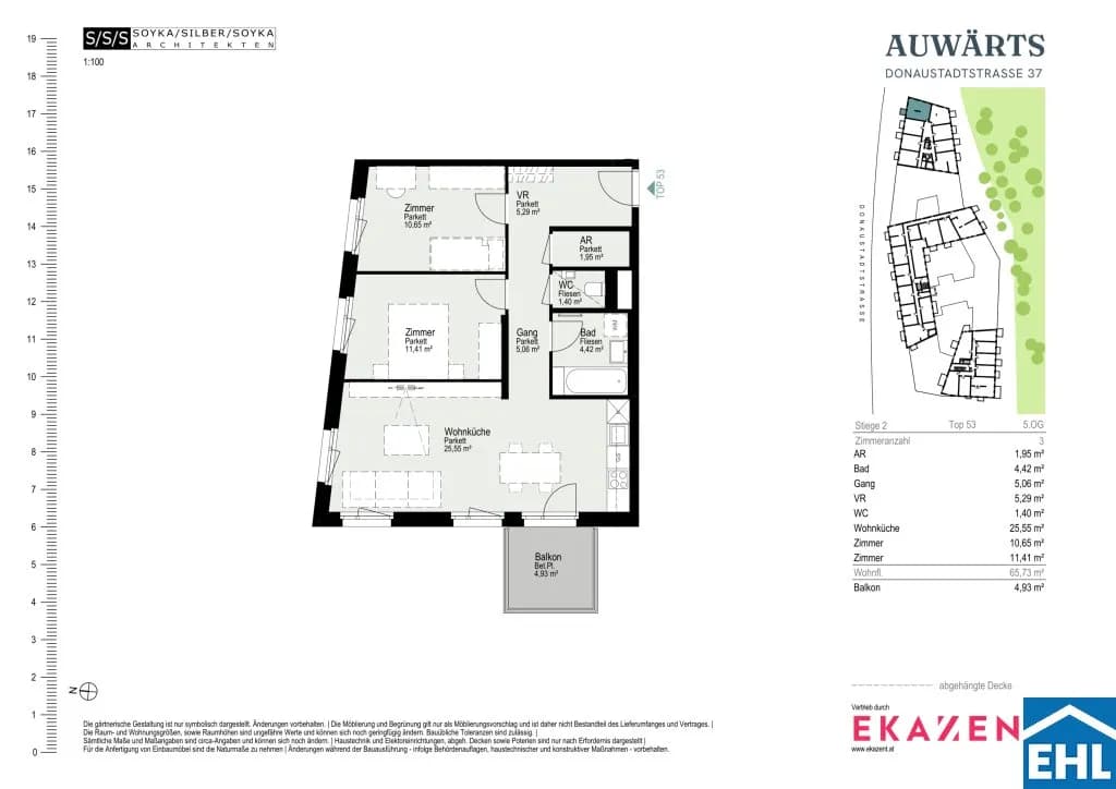 3-Zimmer-Wohnung mieten in Wien – 65,73 m², € 1.740 – Bild 20 von 20