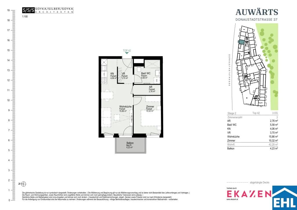 2-Zimmer-Wohnung mieten in Wien – 42,28 m², € 1.065 – Bild 20 von 20