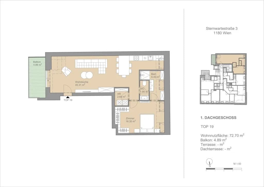 2-Zimmer-Wohnung kaufen in Wien – 73,71 m², € 810.000 – Bild 17 von 17