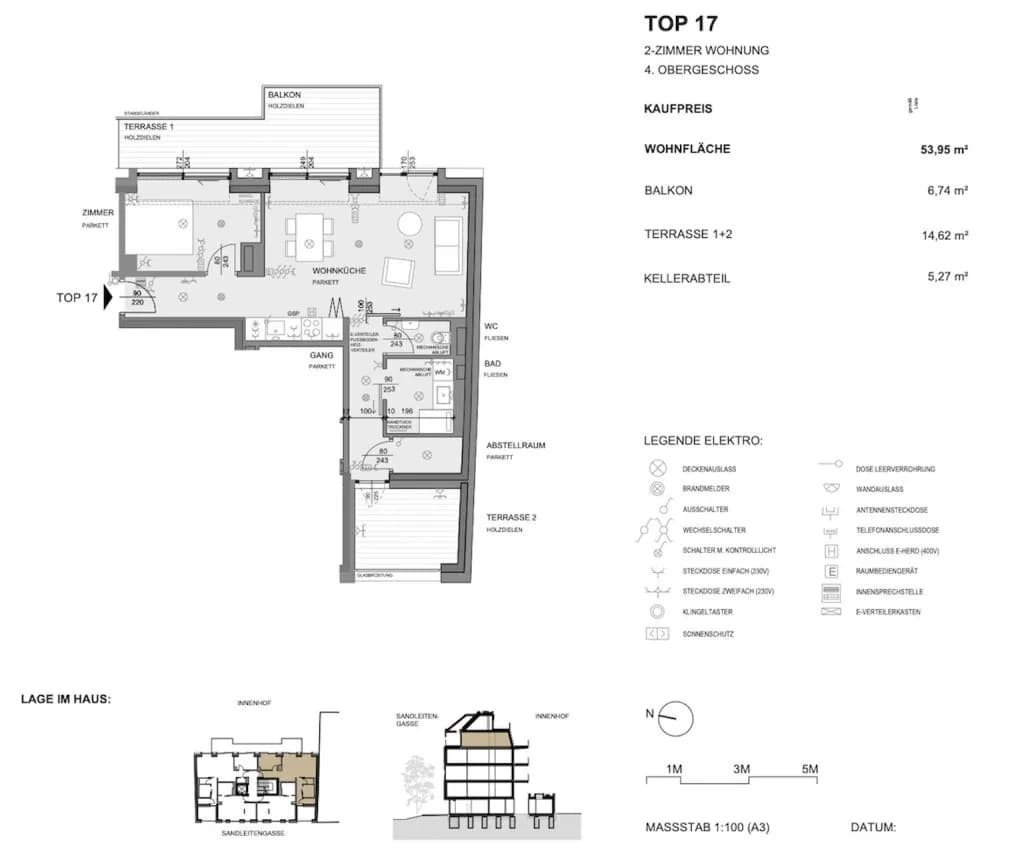 2-Zimmer-Wohnung kaufen in Wien – 53,95 m², € 449.000 – Bild 20 von 20