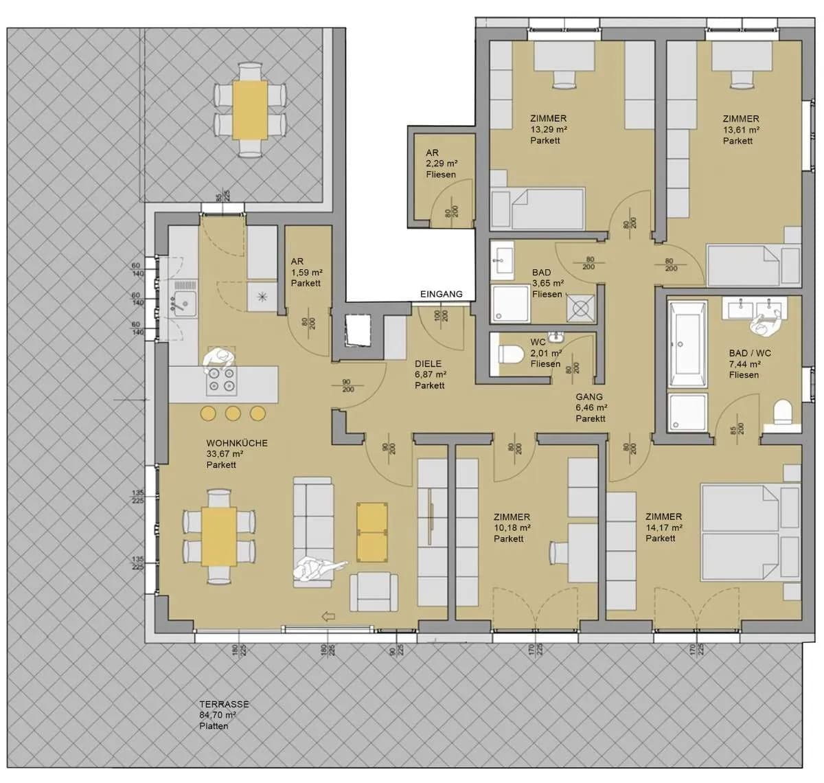 4-Zimmer-Wohnung kaufen in Gmunden – 112,94 m², € 475.000 – Bild 5 von 5