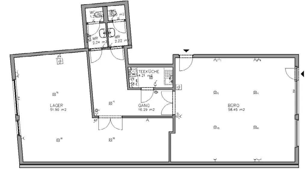 2-Zimmer-Gewerbeimmobilie mieten in Wien – 137,71 m², € 1.295 – Bild 25 von 25