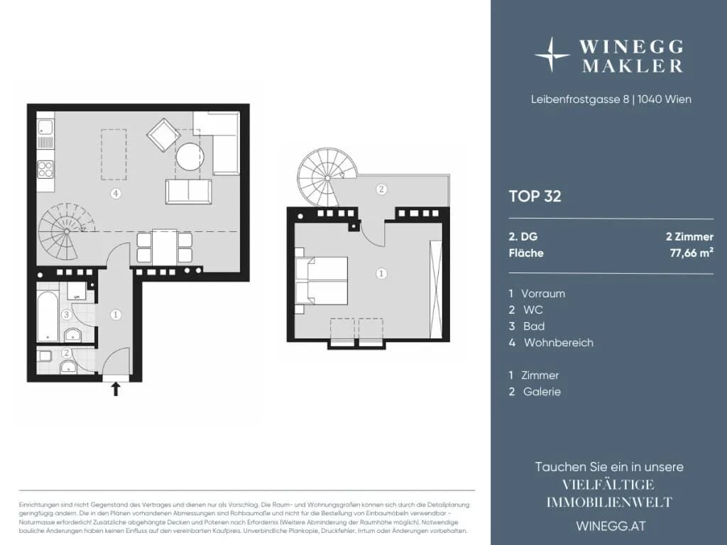 2-Zimmer-Wohnung kaufen in Wien – 77,66 m², € 519.000 – Bild 21 von 21