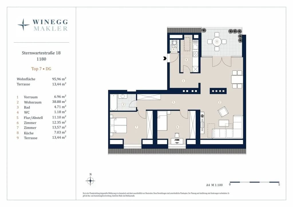 2-Zimmer-Wohnung kaufen in Wien – 95,96 m², € 799.000 – Bild 12 von 12