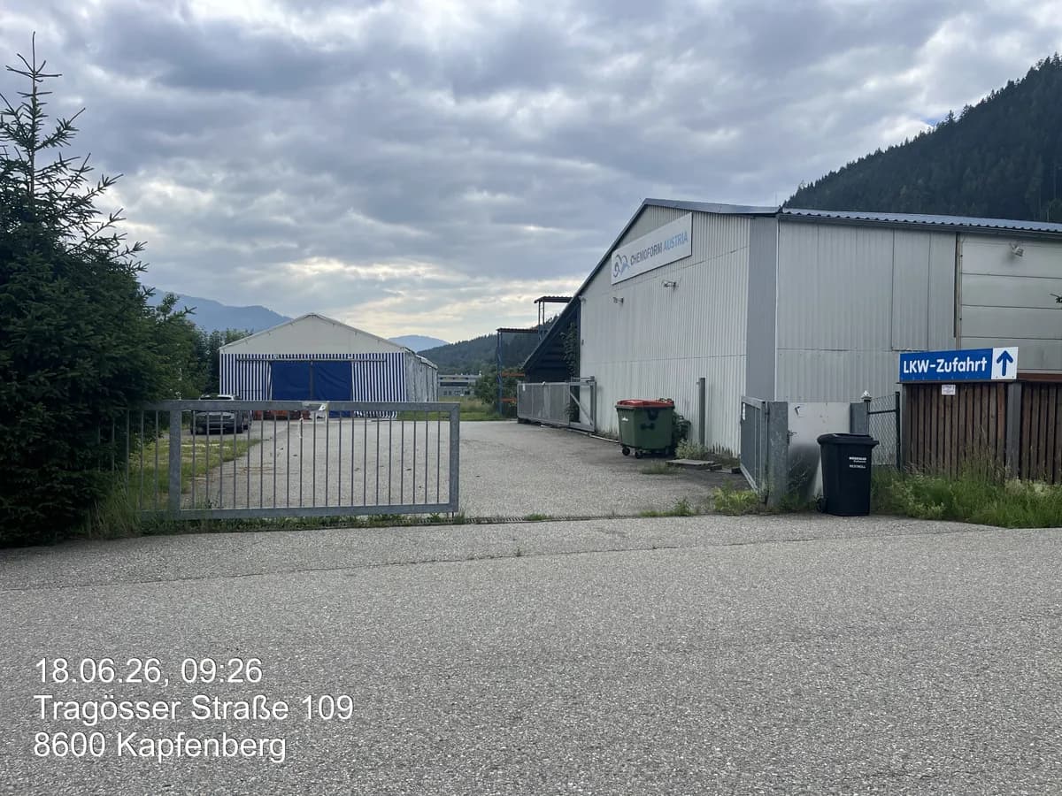 Gewerbeimmobilie mieten in Bruck-Mürzzuschlag – 1 307 m², € 4