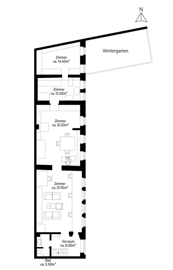 13-Zimmer-Gewerbeimmobilie kaufen in Wien – 400 m², € 2.990.000 – Bild 15 von 16