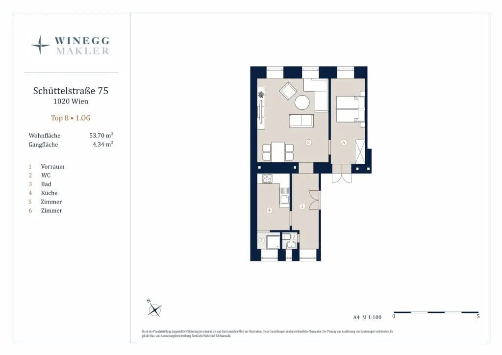 4-Zimmer-Wohnung kaufen in Wien – 118,53 m², € 530.000 – Bild 13 von 14