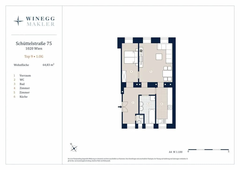 4-Zimmer-Wohnung kaufen in Wien – 118,53 m², € 530.000 – Bild 14 von 14