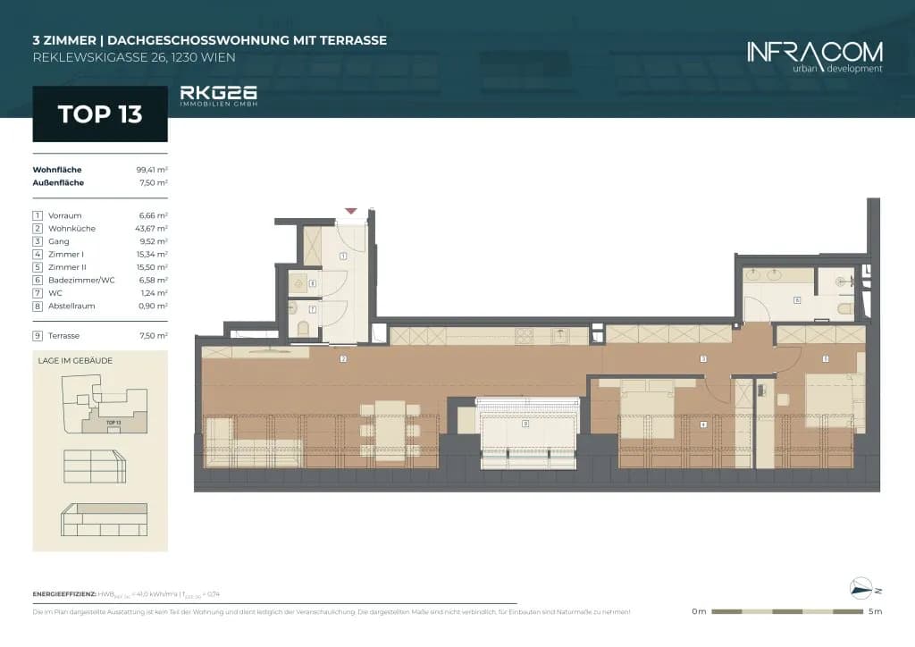 3-Zimmer-Wohnung kaufen in Wien – 99,41 m², € 719.000 – Bild 11 von 11