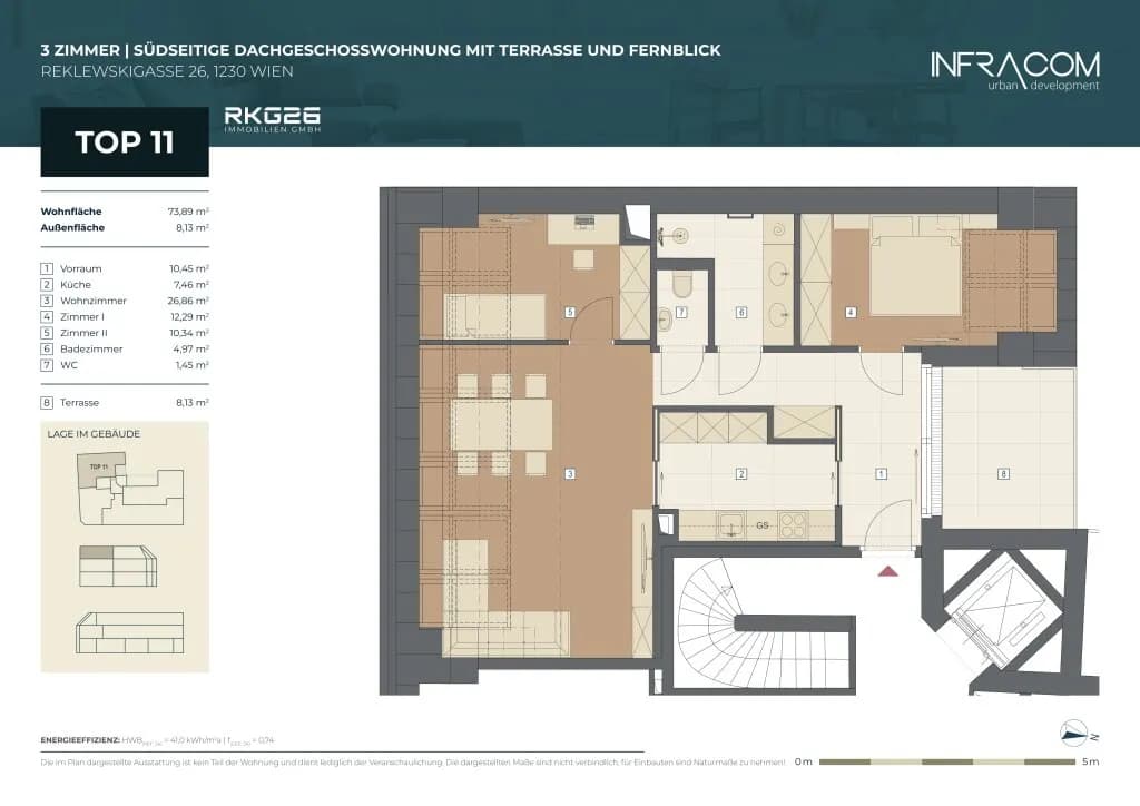 3-Zimmer-Wohnung kaufen in Wien – 73,89 m², € 539.000 – Bild 10 von 10