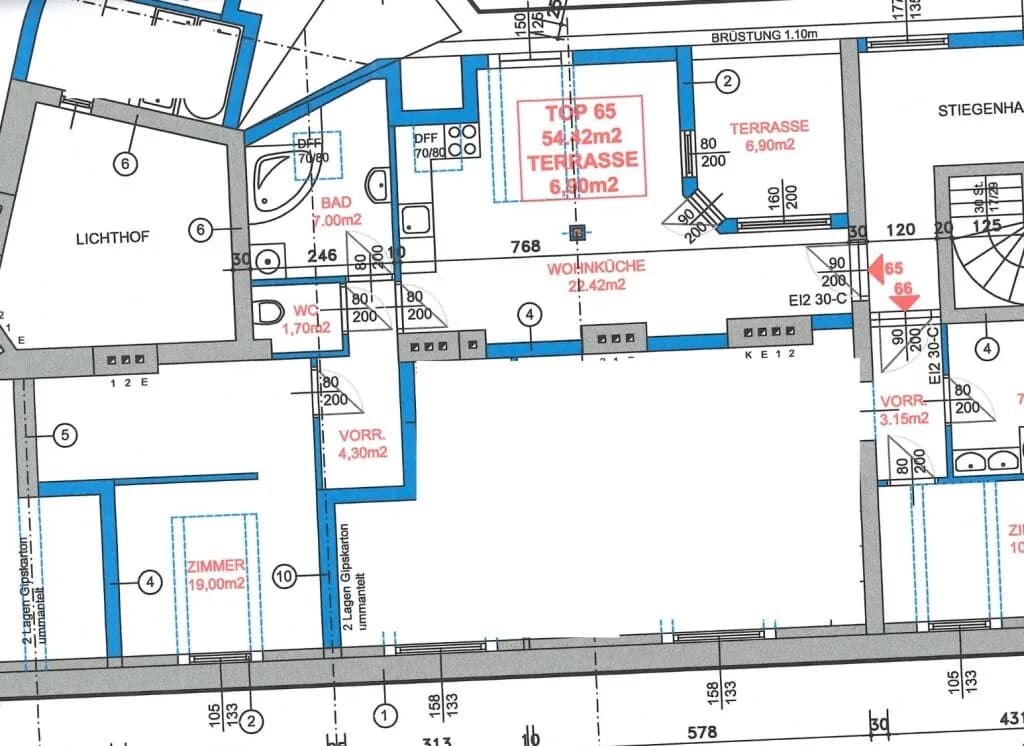 2-Zimmer-Wohnung kaufen in Wien – 54,42 m², € 219.000 – Bild 6 von 6