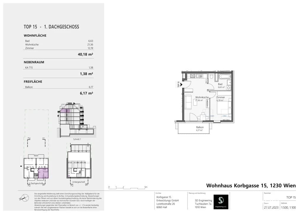 2-Zimmer-Wohnung kaufen in Wien – 40,18 m², € 357.000 – Bild 8 von 8