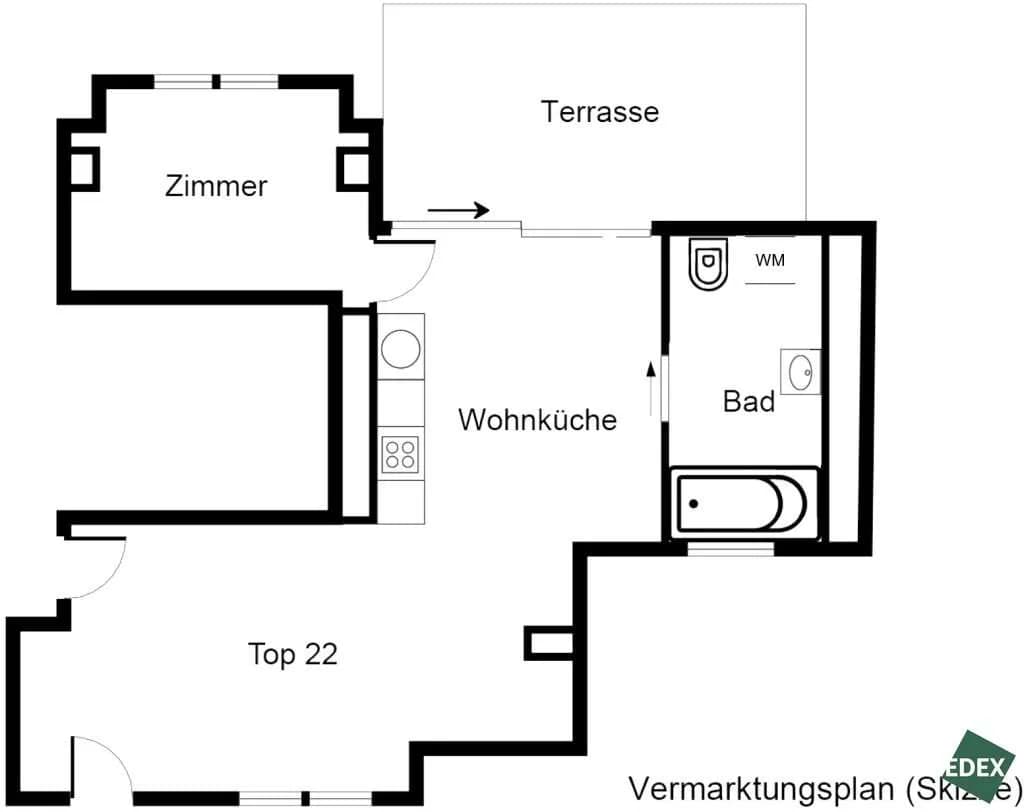 2-Zimmer-Wohnung kaufen in Wien – 58,59 m², € 469.900 – Bild 19 von 19