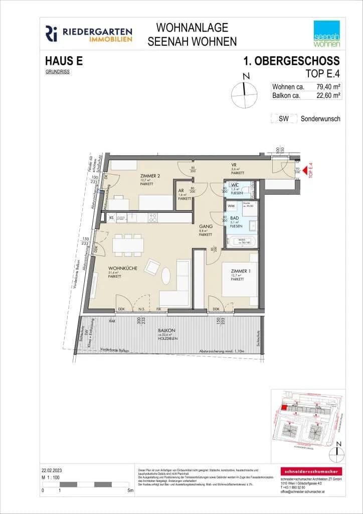 3-Zimmer-Wohnung kaufen in Klagenfurt – 79,4 m², € 399.000 – Bild 7 von 7