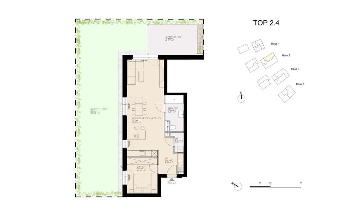 2-Zimmer-Wohnung kaufen in Linz – 58,04 m², € 495.000 – Bild 5 von 6