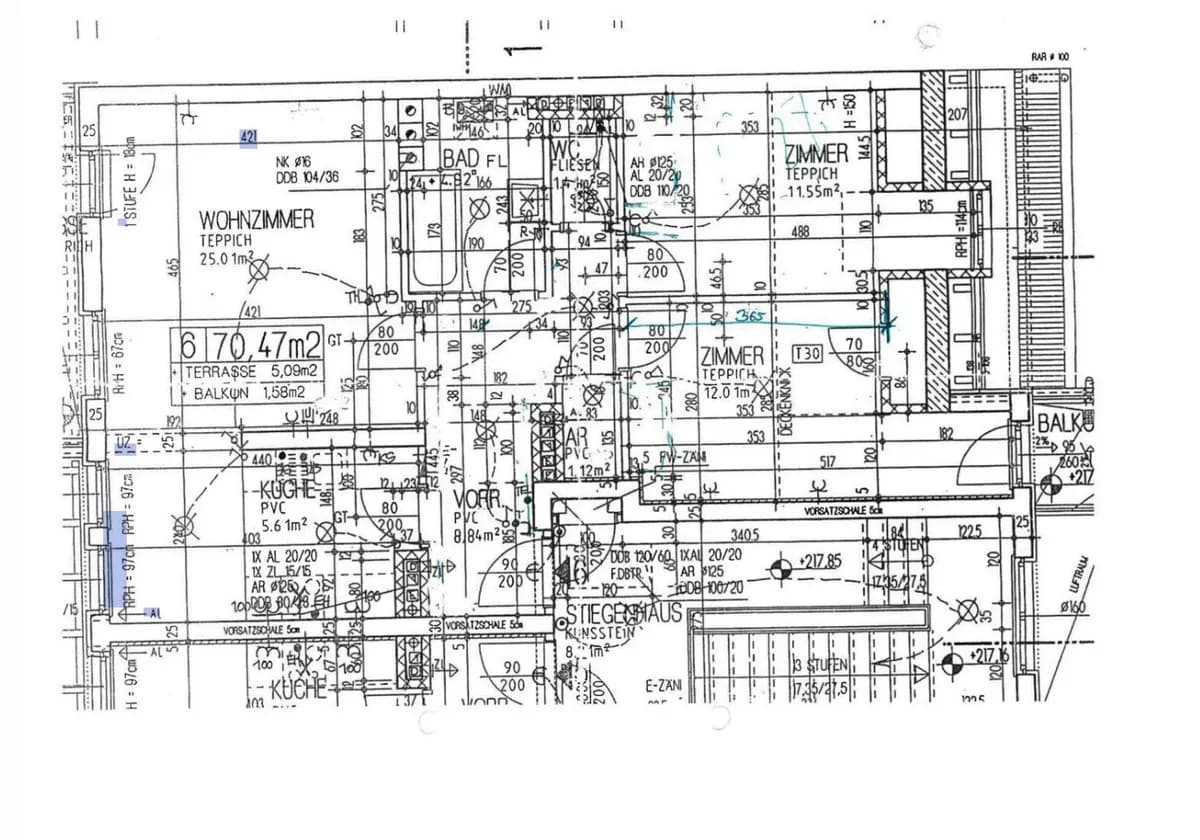 3-Zimmer-Wohnung mieten in Mödling – 70,47 m², € 1.216 – Bild 29 von 32