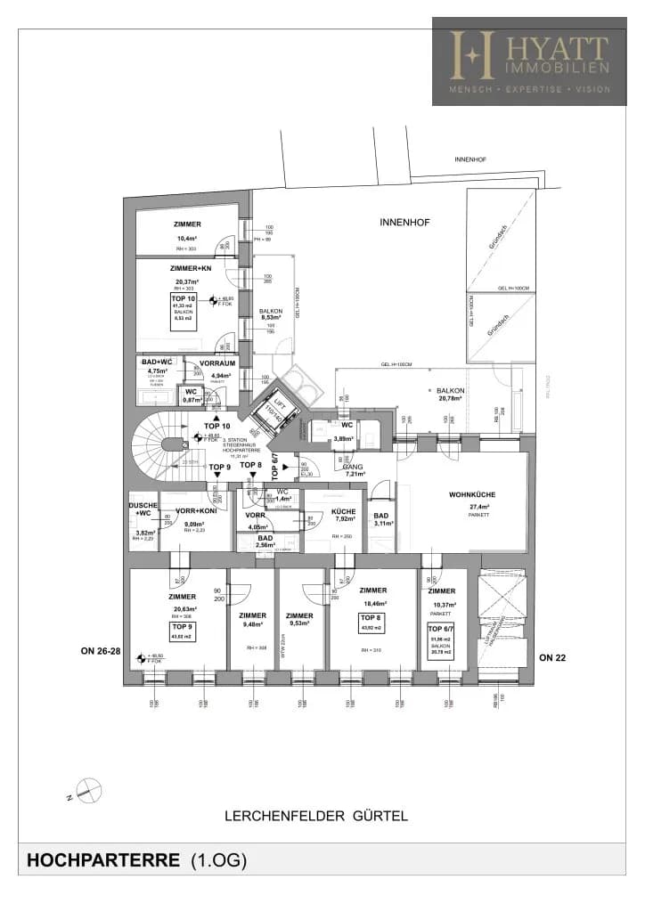 2-Zimmer-Wohnung kaufen in Wien – 42,17 m², € 369.000 – Bild 15 von 20