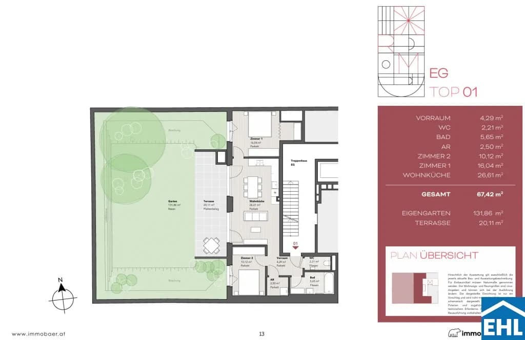 3-Zimmer-Wohnung kaufen in Wien – 67,42 m², € 629.000 – Bild 6 von 6