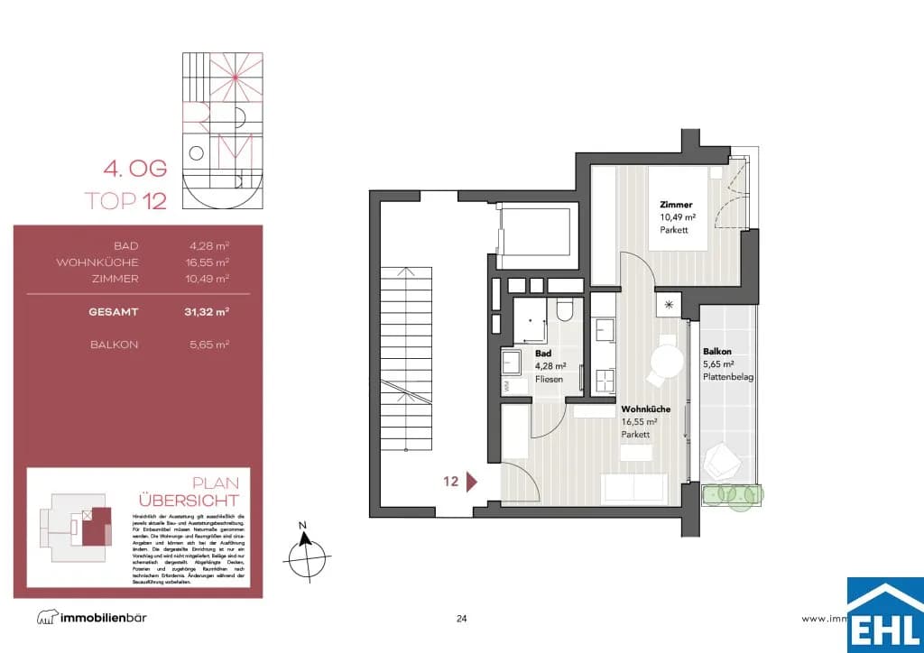 Immobilie kaufen in Wien – 31,32 m², € 272.802 – Bild 6 von 6