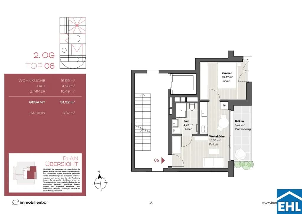 Immobilie kaufen in Wien – 31,32 m², € 247.956 – Bild 6 von 6