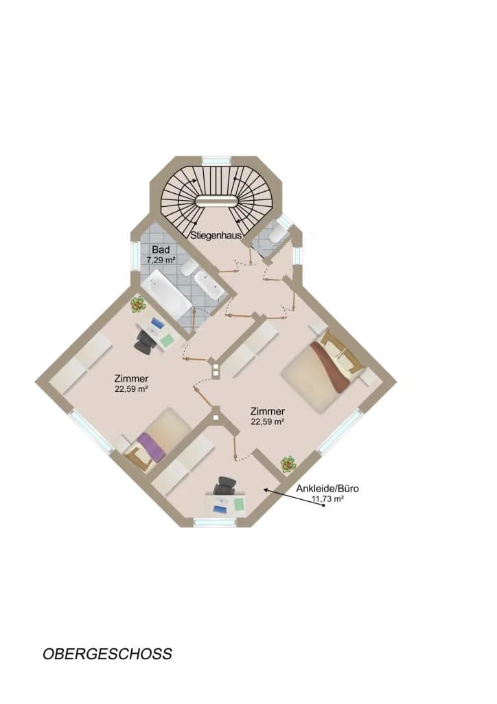 6-Zimmer-Immobilie mieten in Wien – 227 m², € 4.510 – Bild 30 von 32