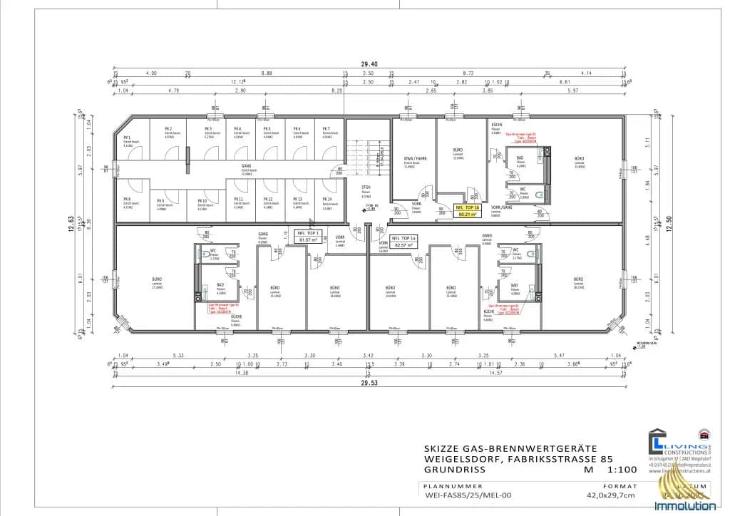 2-Zimmer-Gewerbeimmobilie kaufen in Baden – 60 m², € 120.000 – Bild 11 von 11