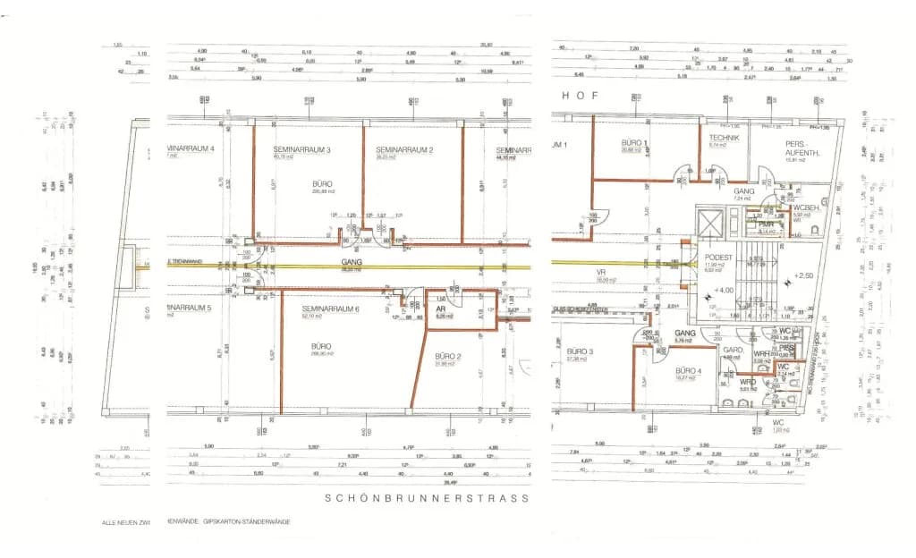 10-Zimmer-Gewerbeimmobilie mieten in Wien – 580 m², € 5.918 – Bild 17 von 17