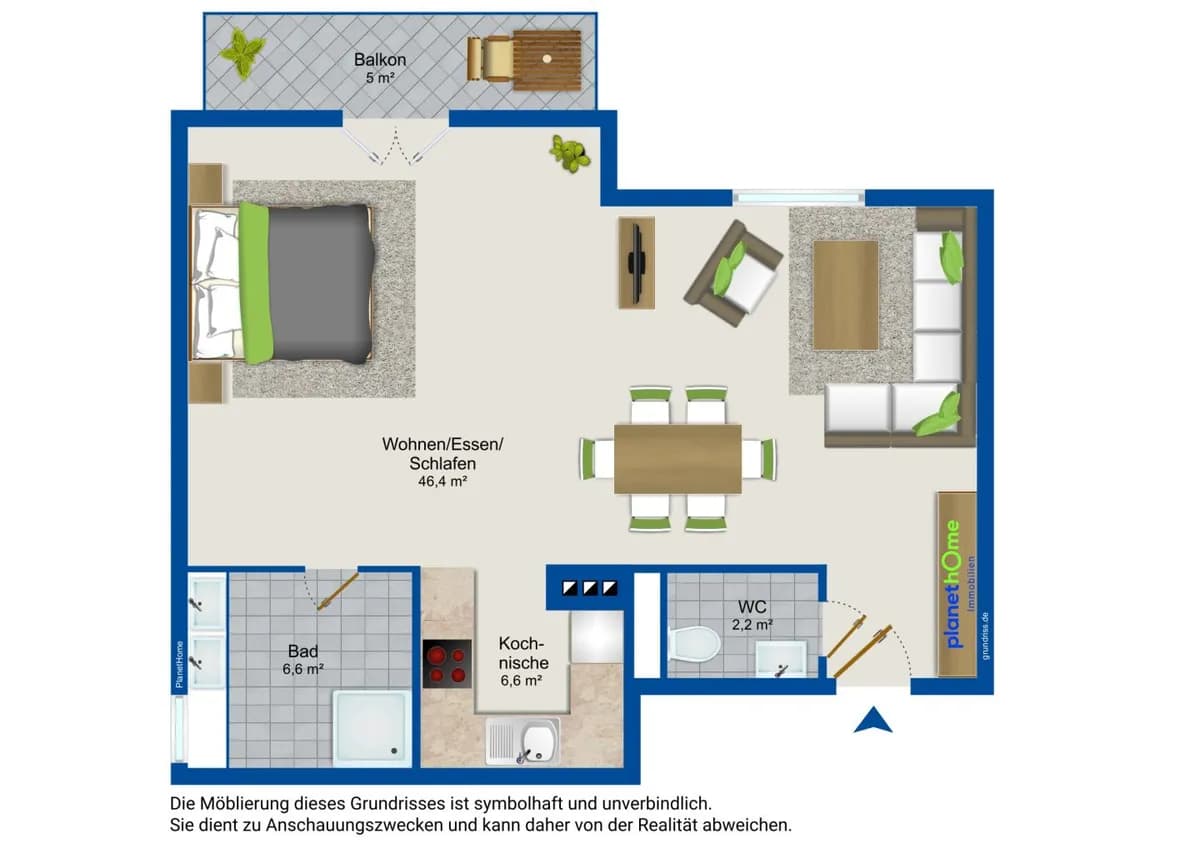 1-Zimmer-Wohnung mieten in Neunkirchen – 62 m², € 835 – Bild 19 von 19