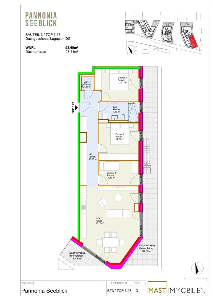4-Zimmer-Wohnung kaufen in Neusiedl am See – 98,69 m², € 719.000 – Bild 18 von 19