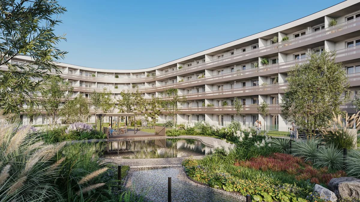 2-Zimmer-Wohnung mieten in Mödling – 49,59 m², € 1.237