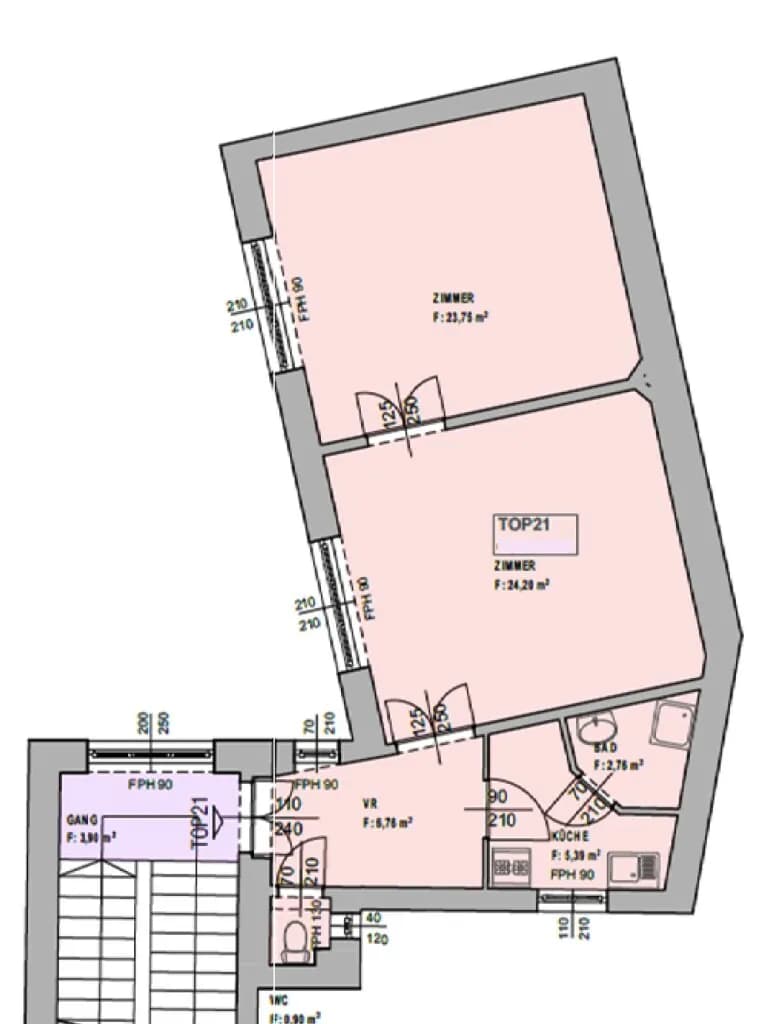 2-Zimmer-Wohnung kaufen in Wien – 65,23 m², € 399.000 – Bild 19 von 19