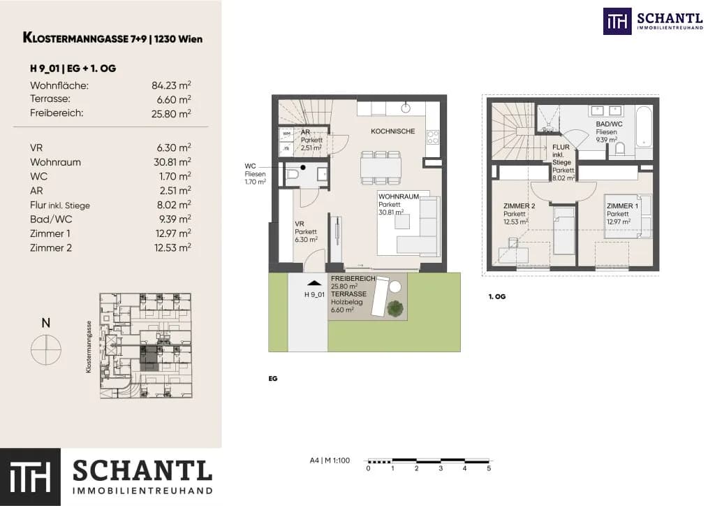 3-Zimmer-Wohnung kaufen in Wien – 84,23 m², € 449.000 – Bild 34 von 34